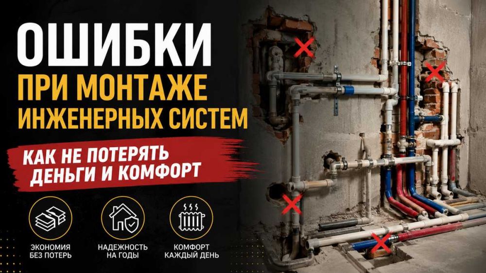 Ошибки при монтаже инженерных систем: как не потерять деньги и комфорт