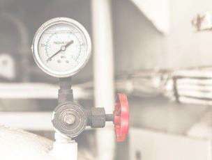 Установка газового счетчика